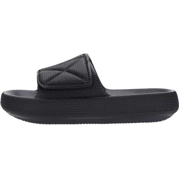 Athletic Pillow Slides Adjustable straps men/ Women Dual-cushioned thick sole - Picture 5 of 7